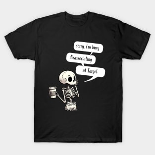 Target Mom Dissociating Skeleton T-Shirt